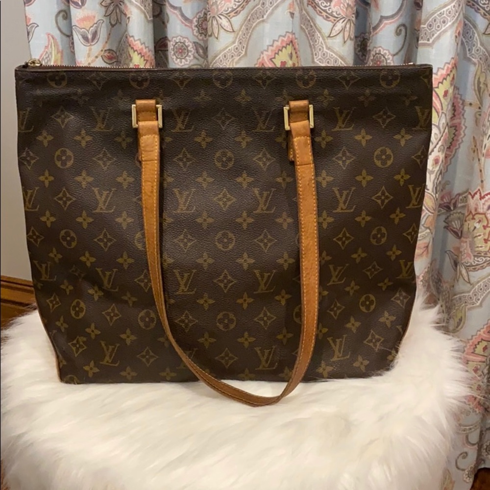 COPY - 💎💎👜 LV Monogram Cabas Mezzo Shoulder Bag💕💋🌸